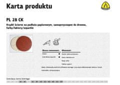 shumee KLINGSPOR SAMOLEPIACI BRÚSNY KOTÚČ 125mm PL28CK tl. 36/50 ks.