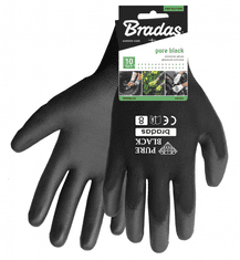 Bradas Pracovné rukavice Pure Black veľkosť 10