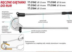 Yato Ohýbačka Rúr 12Mm 21842...