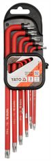 Yato Torx Kľúče 9Ks T10-T50, Long 0563