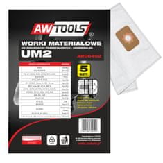 Awtools Vrecká Z Mikrovlákna Balenie 5 Ks. Um2, Makita Vc2010/2511/2512/445/446