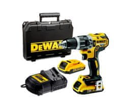 Dewalt 18V 70/27Nm 2X2,0Ah Li-Ion Brushless Vŕtačka/Šroubovák V Kufri Tstak Dcd796D2