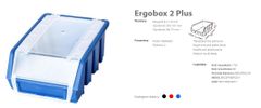 Ergobox Plus 2 modrý, 118 X 161 X 75 mm