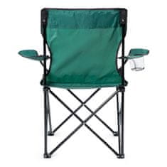 NILLS CAMP skladacia stolička NC3044, zelená