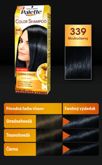 Schwarzkopf Palette color shampoo 339 modročierny