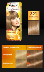 Schwarzkopf Palette color shampoo 321 stredne plavý