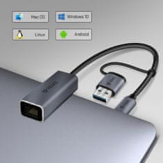 Yenkee USB-C na RJ-45 Ethernet YTC 013