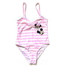 Eplusm Dievčenské jednodielne plavky Minnie Mouse Tropical 104 – 110 / 4–5 rokov Ružová