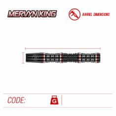 Winmau Šípky Mervyn King - Special Edition - 20g