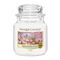 Yankee Candle Sviečka v sklenenej dóze , Festival sakury, 410 g