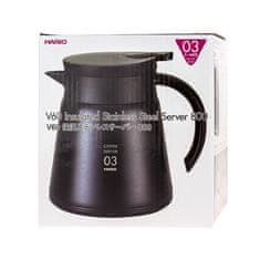 Hario Izolovaný nerezový server Hario V60-03 Black - 800 ml