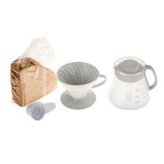 Hario Hario V60 Dripper & Pot White set - drip + server + filtre