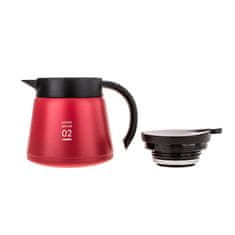 Hario Izolovaný nerezový server Hario V60-02 Red - 600 ml