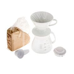 Hario Hario V60 Dripper & Pot White set - drip + server + filtre