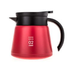 Hario Izolovaný nerezový server Hario V60-02 Red - 600 ml