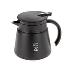 Hario Izolovaný nerezový server Hario V60-02 Black - 600 ml