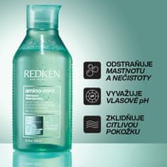 Redken Čistiaci šampón pre citlivú pokožku a rýchlo sa mastiace vlasy Amino Mint (Shampoo) (Objem 300 ml)