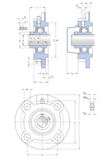 SKF Ložisková jednotka UCFC 207 35-135-110-UCFC207 SKF