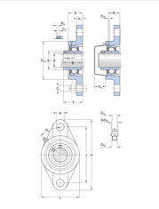 SKF Ložisková jednotka UCFL 204 20-113-90-UCFL204 SKF