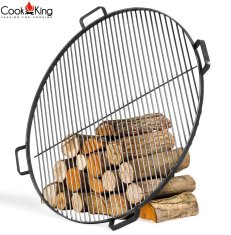 CookKing Grilovací rošt s držadlami čierna oceľ 70 cm