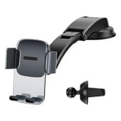 BASEUS Car Mount 2in1 držiak na mobil do auta, čierny