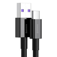 BASEUS Superior kábel USB / USB-C 66W 6A 2m, čierny