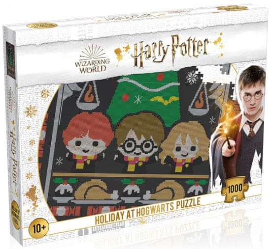 Winning Moves Puzzle Harry Potter: Vianoce v Rokforte 1000 dielikov