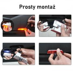 motoLEDy VW Passat, Phaeton LED projektor s logom na dvere sada 2ks