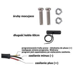 motoLEDy Bočné obrysové svetlo, stroboskop 6 LED 12V-24V, oranžové