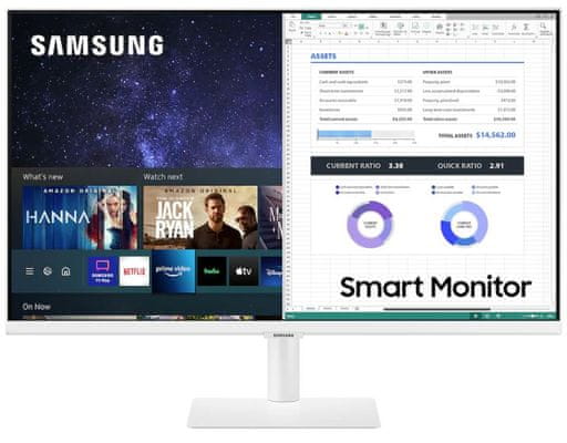 Samsung Smart Monitor M5 (LS27BM500EUXEN) skvelý obraz VA 60 Hz