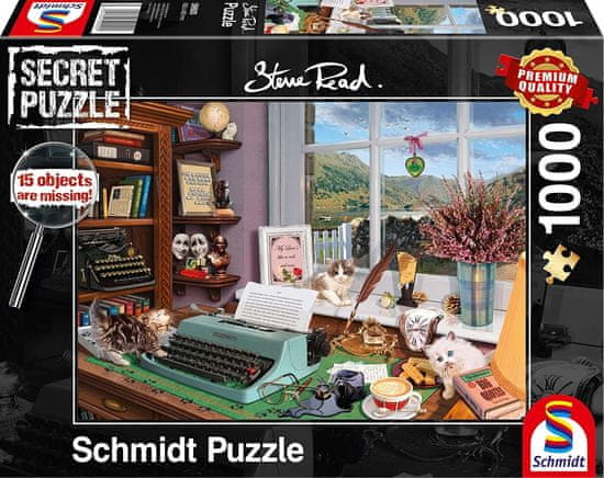 Schmidt Secret puzzle Na pracovnom stole 1000 dielikov