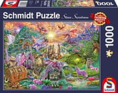 Schmidt Puzzle Začarované dračie kráľovstvo 1000 dielikov