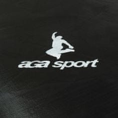 Aga Sport Pro Trampolína 430 cm Tmavo zelená + ochranná sieť + rebrík + vrecko na obuv