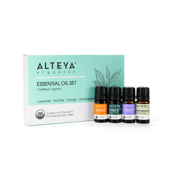 Alteya Organics Darčekový set esenciálnych olejov Alteya Organics 4x5 ml