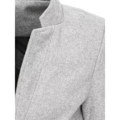 Dstreet Pánsky jednoradový elegantný kabát MARCO šedá cx0428 XXL