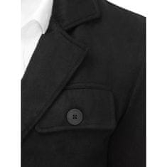 Dstreet Pánsky dvojradový zimný kabát CITY čierna cx0431 M