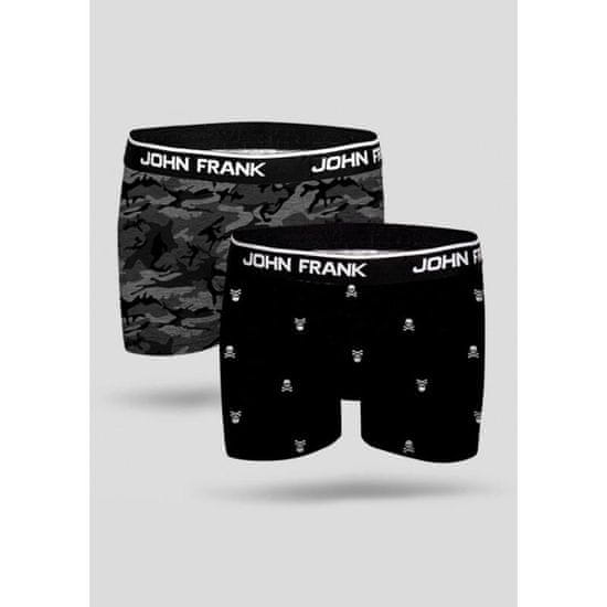 John Frank Pánske boxerky John Frank JF2BMC07 2PACK vp13498 XL