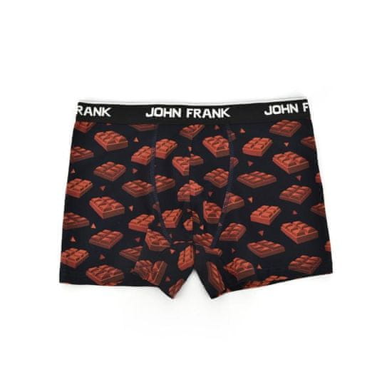 John Frank Pánske boxerky John Frank JFBD324 - CHOCOLATE vp16108 XL