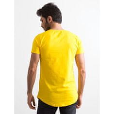 Factoryprice Žltá pánska košeľa s potlačou RT-TS-1-11092T.27_310840 S