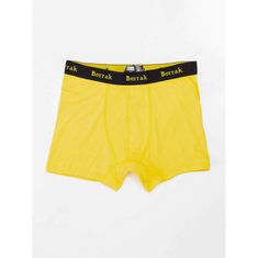 BERRAK Žlté pánske boxerky BR-BK-4476.28P_352183 L