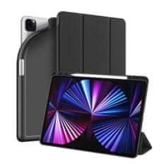Dux Ducis Osom TPU gélový kryt na tablet s viacuhlovým stojanom a funkciou Smart pre iPad Pro 12.9"- Čierna KP14877