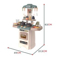 WOOPIE Módna kuchyňa s cirkuláciou vody Horák Svetlo Zvuk + 29 Akc.
