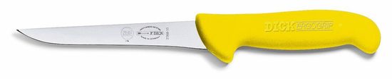 F. Dick Vykosťovací nôž s úzkou čepeľou, žltý v dĺžke 13 cm
