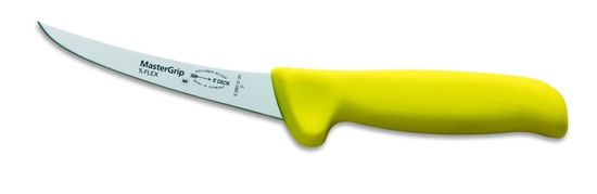 F. Dick Špeciálny vykosťovací nôž so zahnutou čepeľou, svetložltý, poloohybný, dĺžka 13 cm