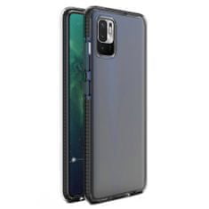 IZMAEL Silikónové puzdro Spring Armor pre Xiaomi Redmi Note 10 5G/Poco M3 Pro - Čierna KP24808