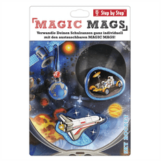 HAMA Doplnkový set obrázkov MAGIC MAGS Sky Rocket Rico k aktovkám GRADE, SPACE, CLOUD, 2v1 a KID