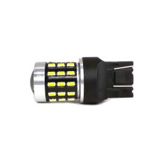 motoLEDy W21/5W LED žiarovka 7443 12-24V CANBUS 1800lm biela so šošovkou