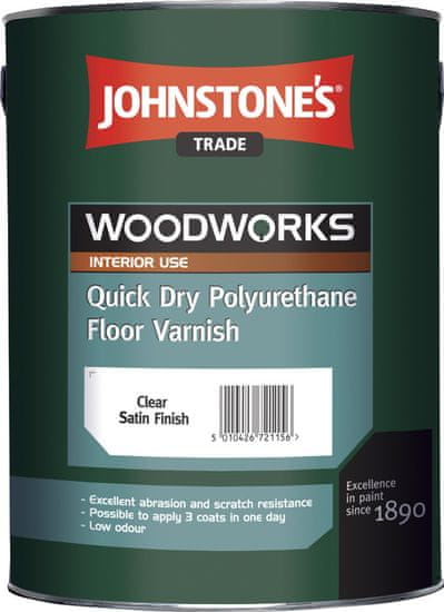 Johnstone's Quick Dry Polyurethane Floor Varnish - podlahový lak