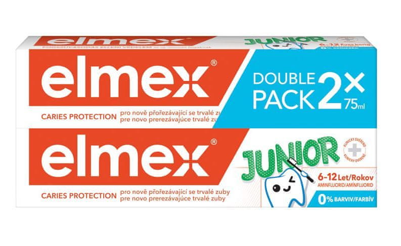 Elmex Zubná pasta Junior 2ks