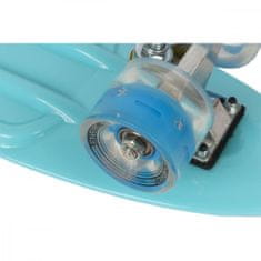 Enero Pennyboard s LED kolieskami Blue King